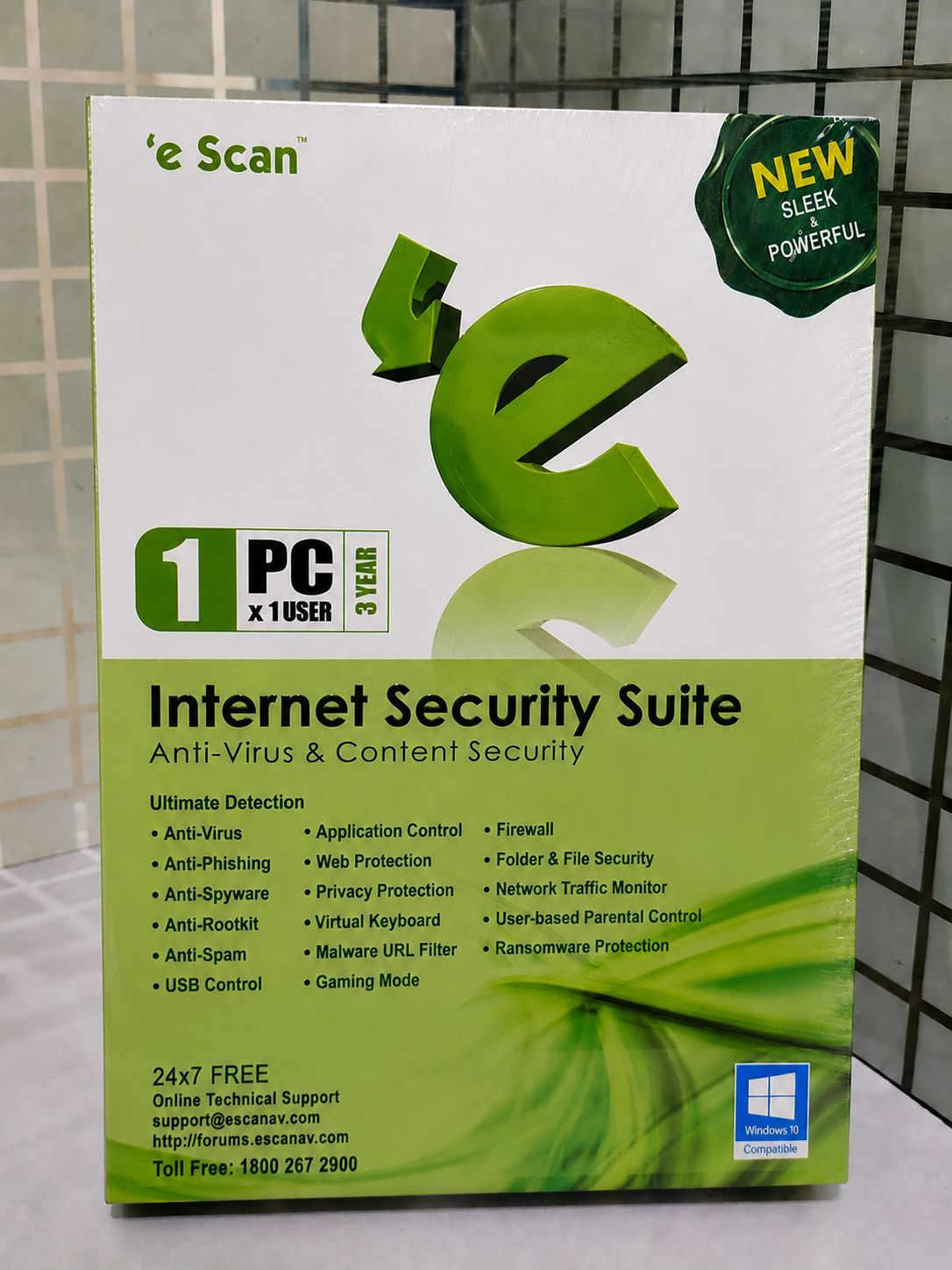 1 User,  3 Year, eScan Internet Security Suite (v.11)