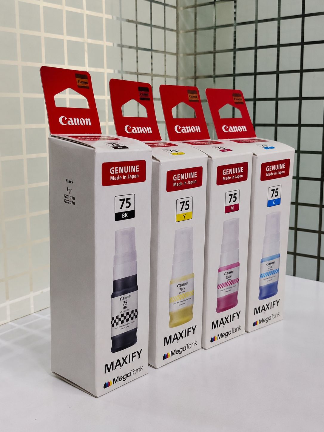Canon GI-75 Set of 4 Ink Bottle (GX1070, GX2070)