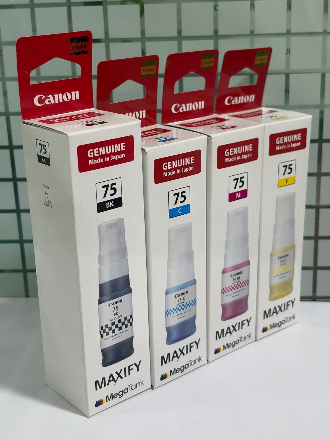 Canon GI-75 Set of 4 Ink Bottle (GX1070, GX2070)