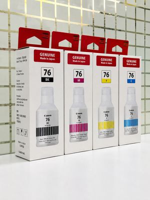 Canon GI-76 set of 4 Bottle (GX5570, GX6070, GX6570, GX7070) Canon GI-76 set of 4 Bottle (GX5570, GX6070, GX6570, GX7070)