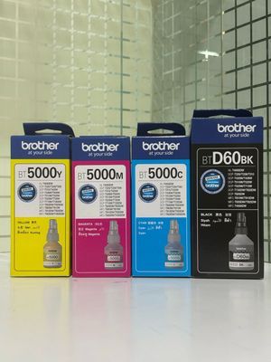 Brother D60, BT5000 set of 4 bottle (T820dw, T825dw, T810w, T910dw)