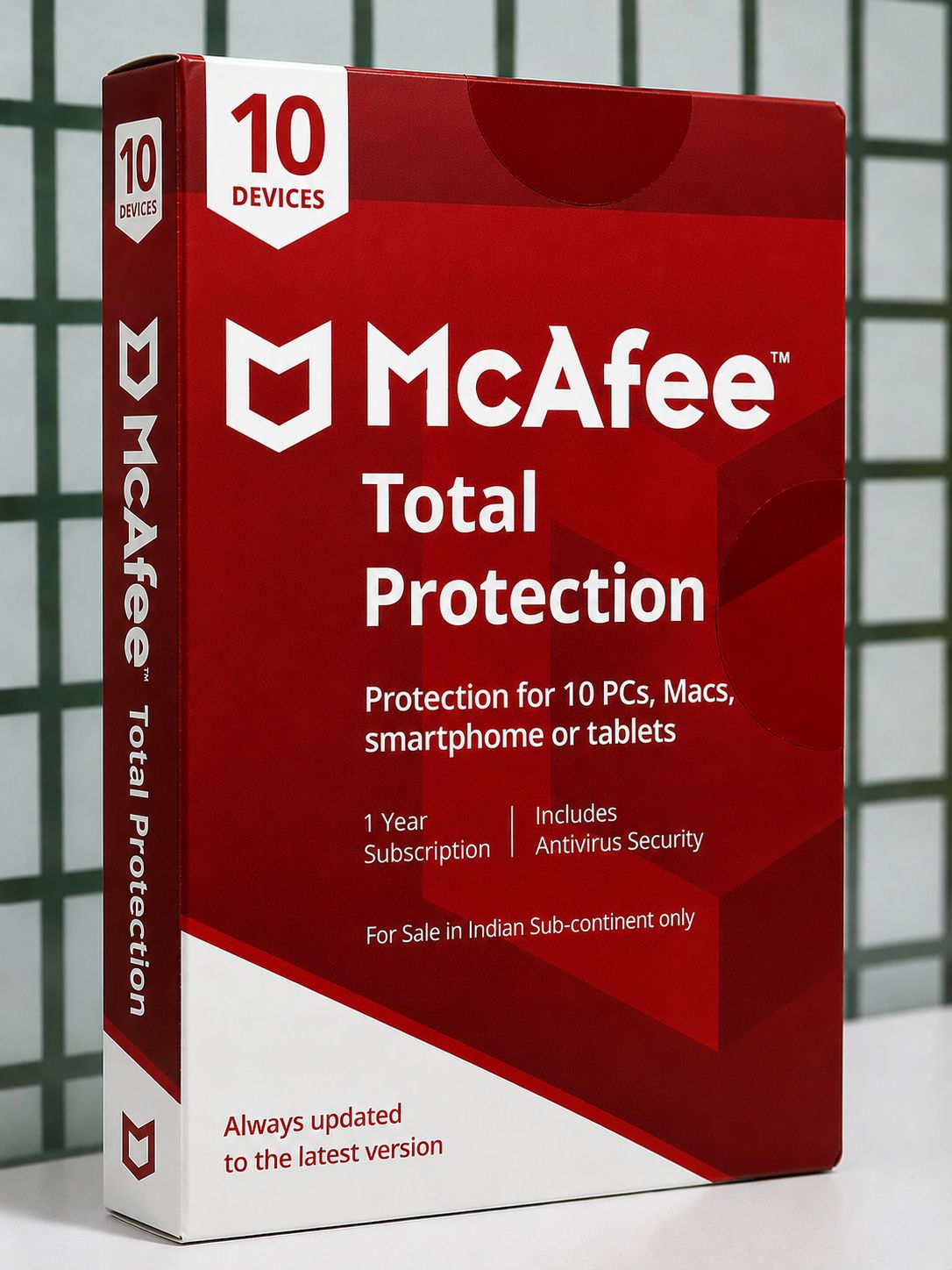 New 10pc 1yr Mcafee Total Protection