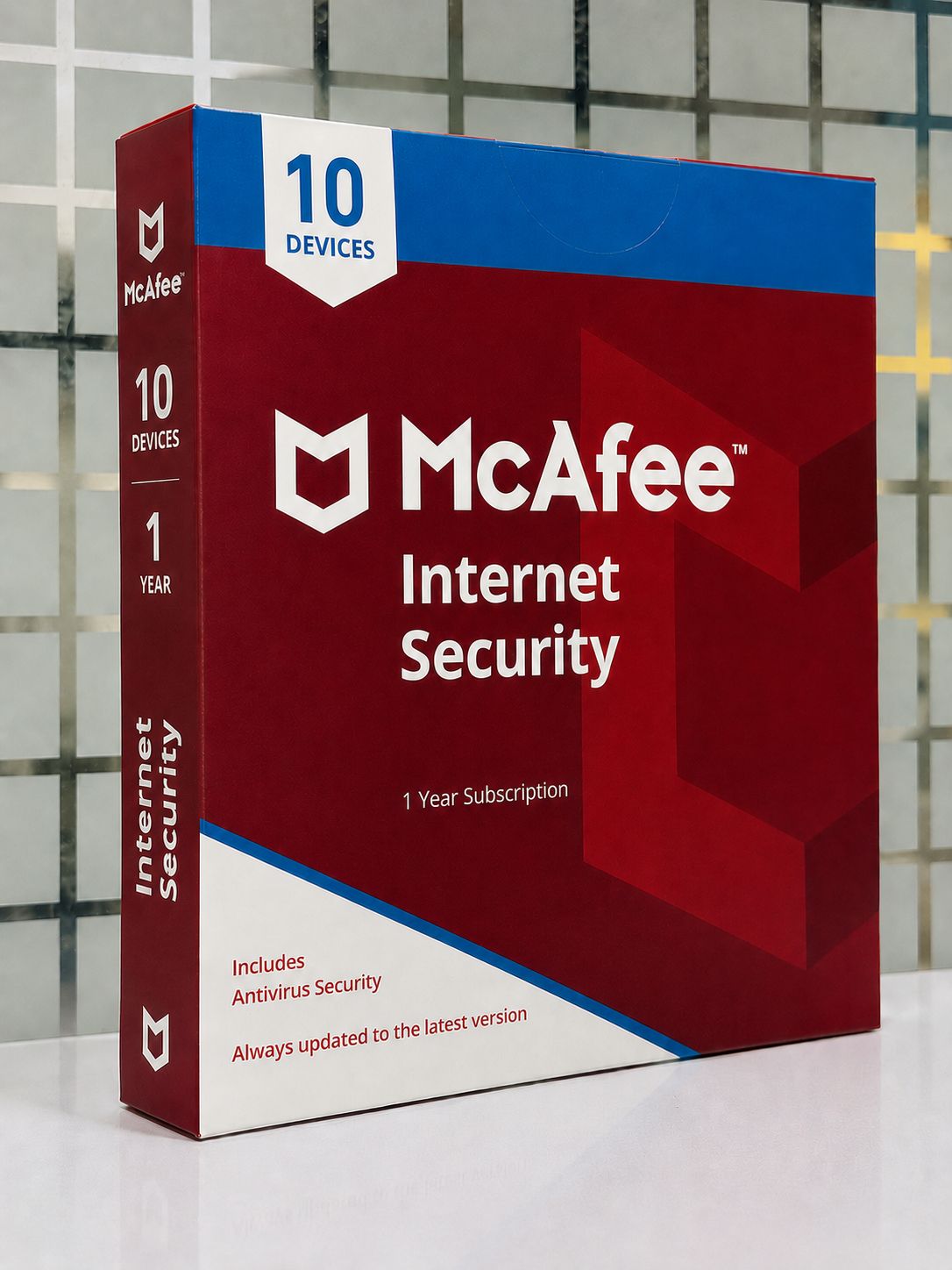 10 User, 1 Year, Mcafee Internet Security