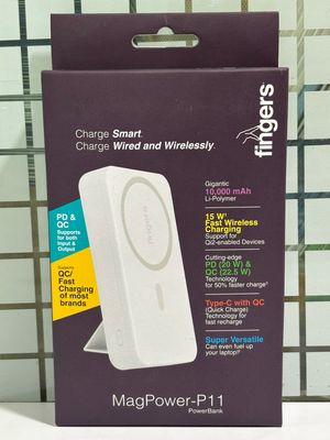 Fingers 10,000mAh Wired / Wireless MagPower-P11 Power Bank