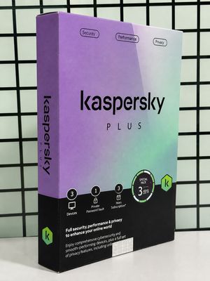 New, 3 User, 3 Year, Kaspersky Plus (internet security)
