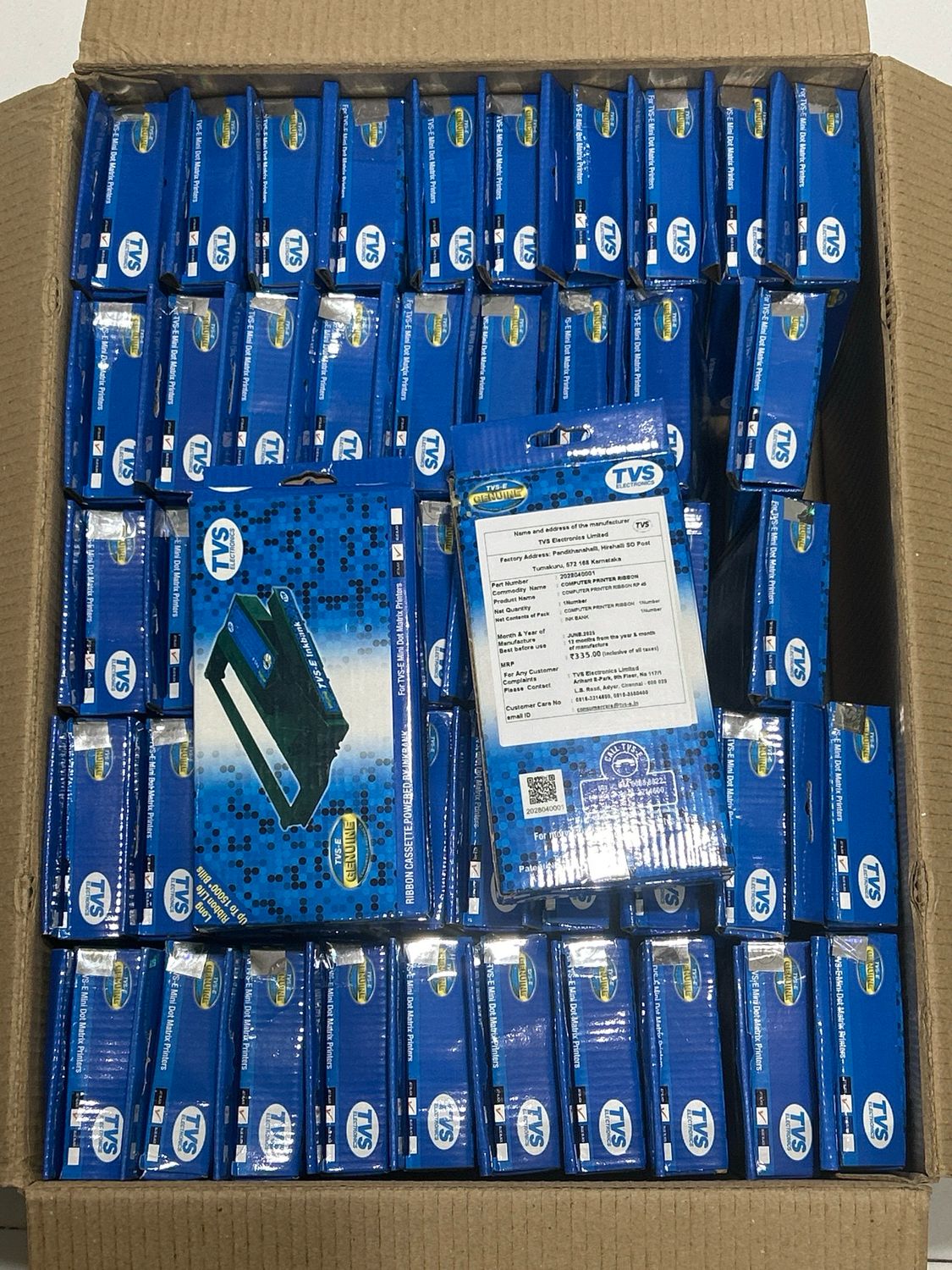 TVS RP 45 Ribbon Cartridge (50pack) TVS RP 45 Ribbon Cartridge (50pack)
