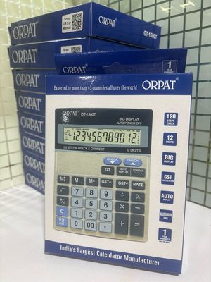 Orpat OT-1500T Large 12-Digits Calculator (Pack of 10) Orpat OT-1500T Large 12-Digits Calculator (Pack of 10)