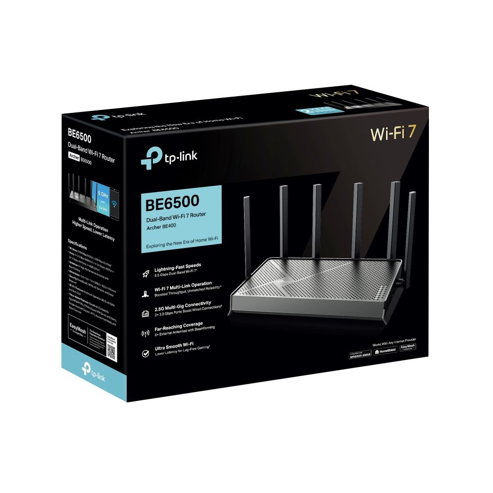 Tplink Archer BE400 Dual-Band Wi-Fi 7 Router Tplink Archer BE400 Dual-Band Wi-Fi 7 Router