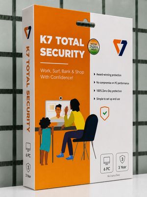 6 User, 3 Year, K7 Total Security