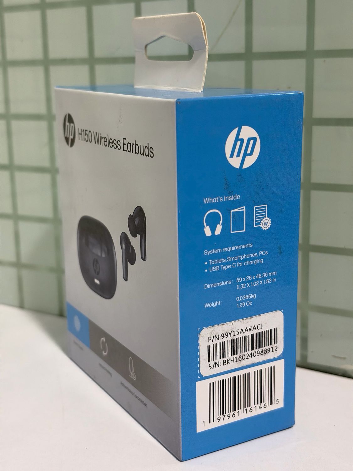 HP H150 Wireless Earbuds (Black)