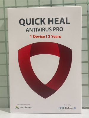 New, 1 User, 3 Year, Quick Heal Antivirus Pro