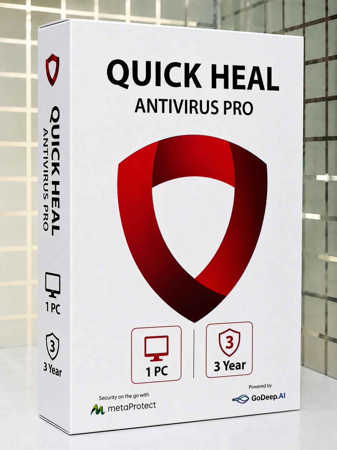 New 1pc 3yr Quick Heal Antivirus Pro