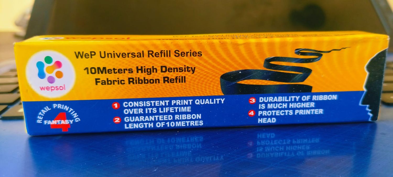 WeP Universal Refill Series 10mtr HD Fabric Ribbon Refill (20pack)