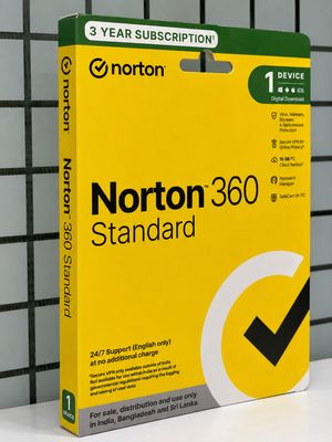 1 User, 3 Year, Norton 360 Standard Total Security
