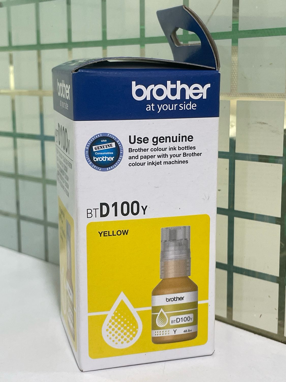 Brother BTD100Y Yellow Ink Bottle (T230, T236, T430W, T436W)