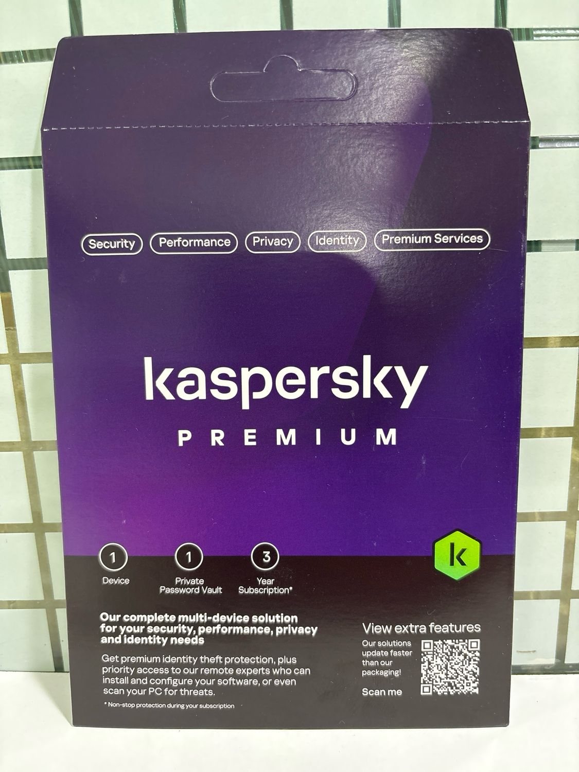 Renewal, 1 User, 3 Year, Kaspersky Premium