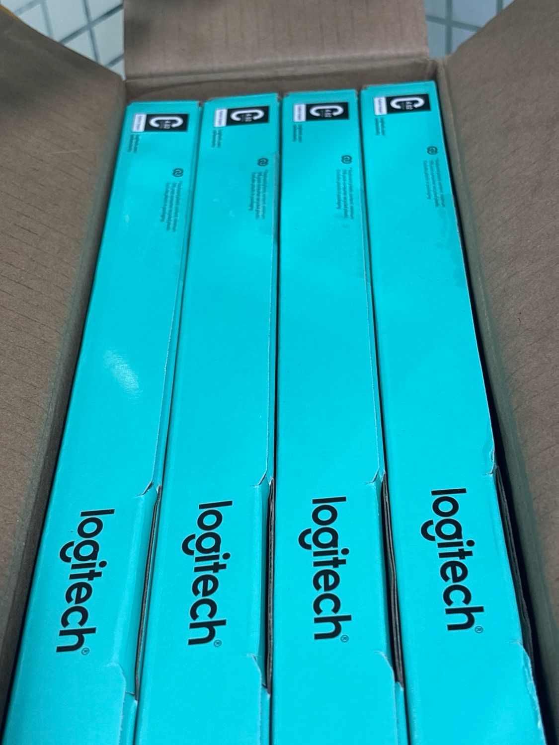 Logitech K120 Corded USB Keyboard (pack of 4)