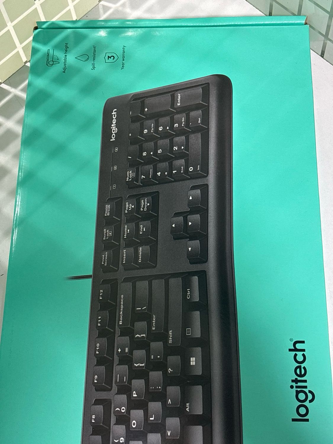 Logitech K120 Corded USB Keyboard (pack of 4)