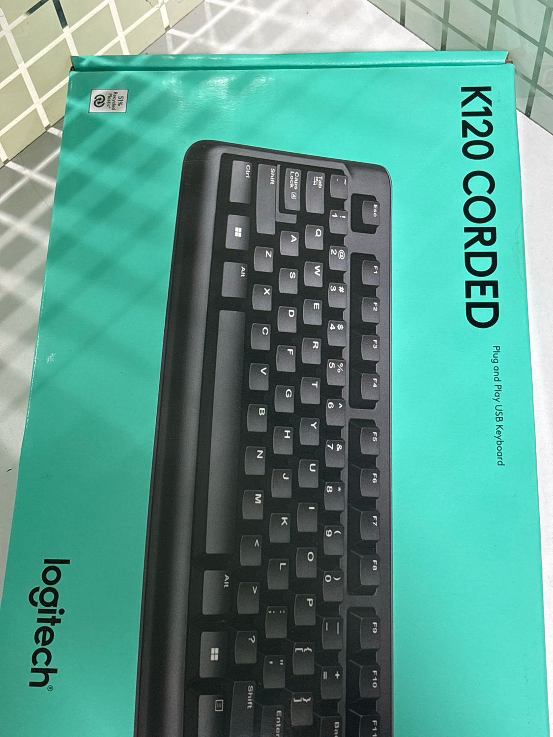 Logitech K120 Corded USB Keyboard (pack of 4)