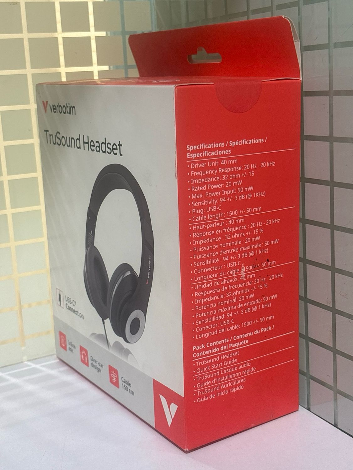Verbatim Type-C TruSound Headset (30198)