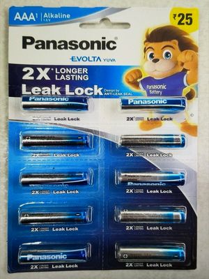 Panasonic Evolta Yuva AAA Alkaline 10-Battery (pack of 10)