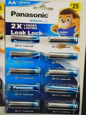 Panasonic Evolta Yuva AA Alkaline 10-Battery (pack of 10)