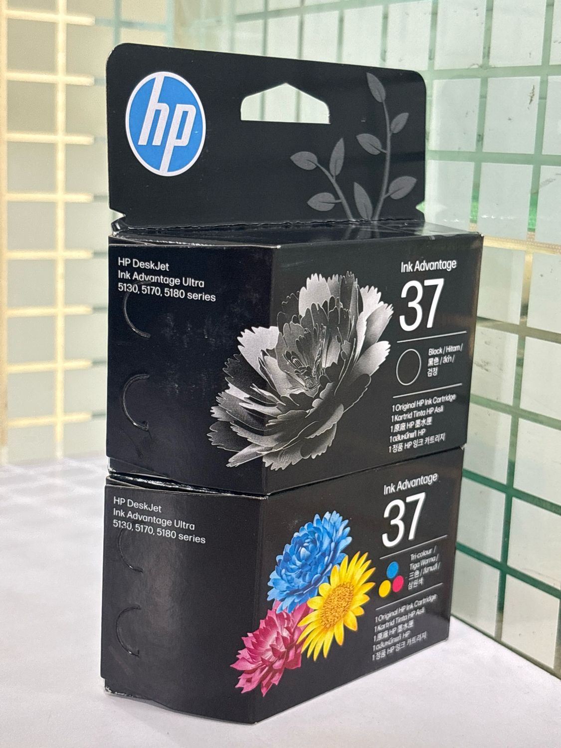 HP 37 Black &amp; Tri-Colour (5127, 5827, 5130, 5170, 5180)