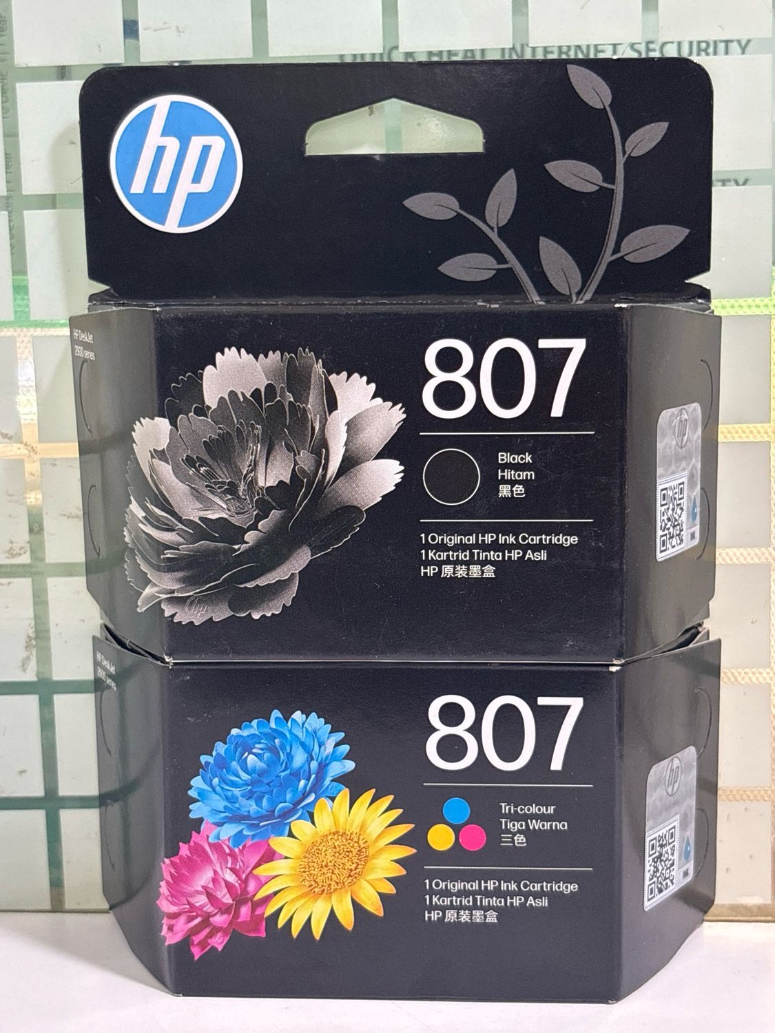 HP 807 Black &amp; Tri-Colour (Deskjet 2931, 2930 Series)