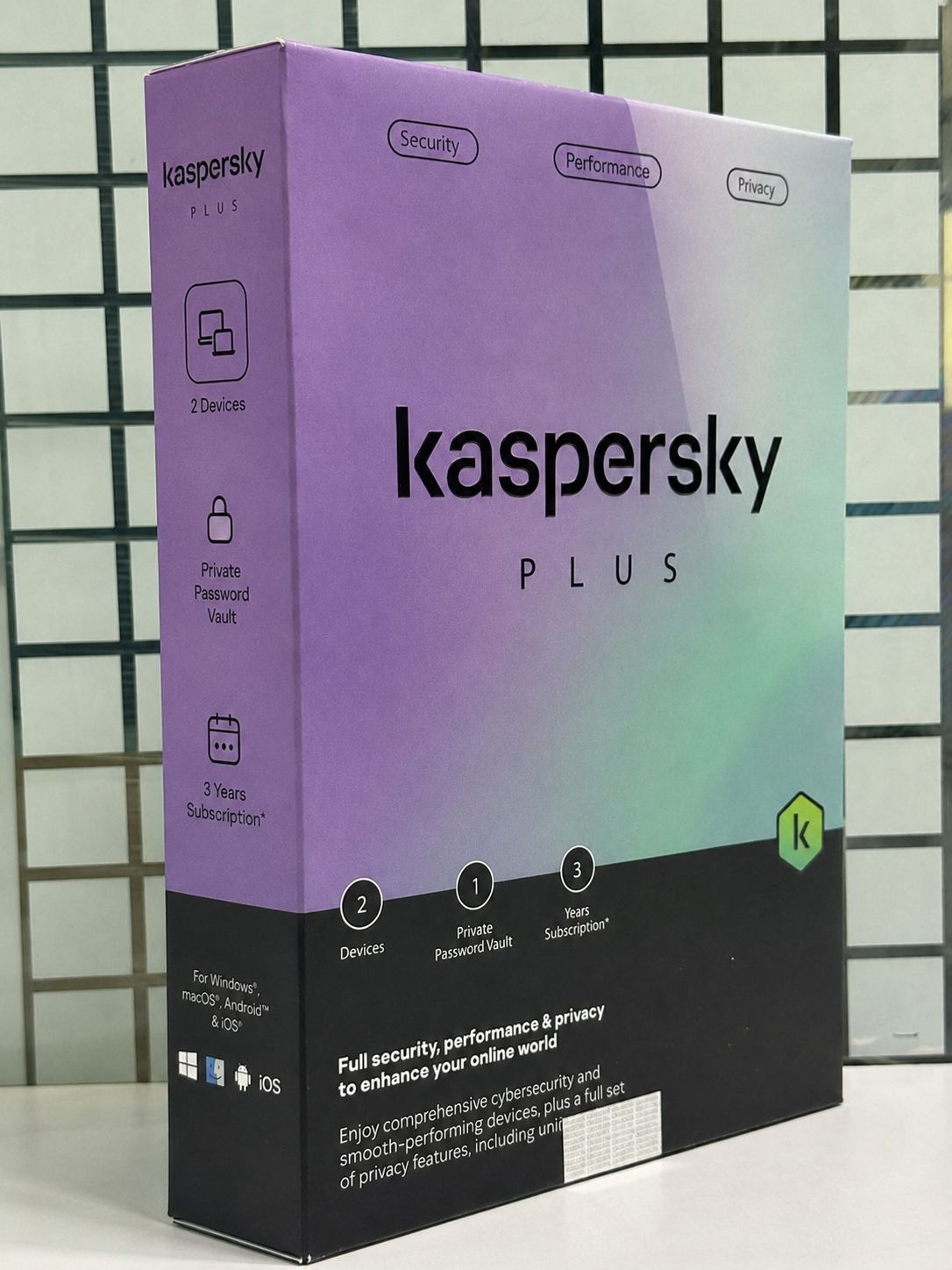 2 User, 3 Year, Kaspersky Plus (internet)