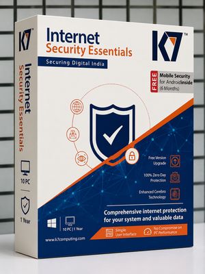 10 User, 1 Year, K7 Internet Security Essentials