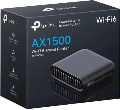 Tplink TL-WR1502X 1500 Mbps Wi-Fi 6 Gigabit Portable Router