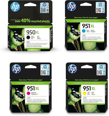 HP 950XL, 951XL Set (Officejet 8630, 8640, 8660)