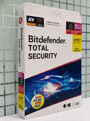Renewal, 1 User, 3 Year, BitDefender Total Security (200MB VPN) Renewal, 1 User, 3 Year, BitDefender Total Security (200MB VPN)