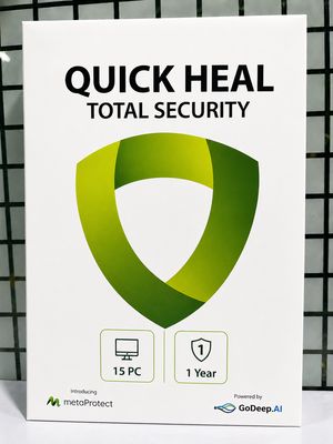 New, 15 User, 1 Year, Quick Heal Total Security