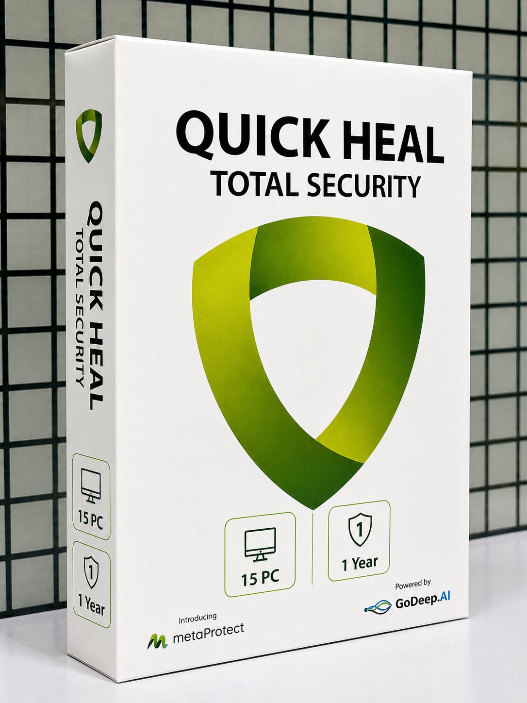 New, 15 User, 1 Year, Quick Heal Total Security