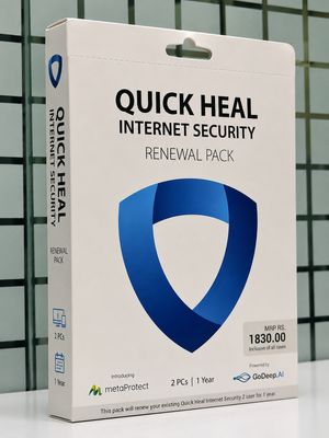 Renewal 2pc 1yr Quick Heal Internet Security