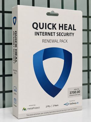 Renewal 2pc 3yr Quick Heal Internet Security