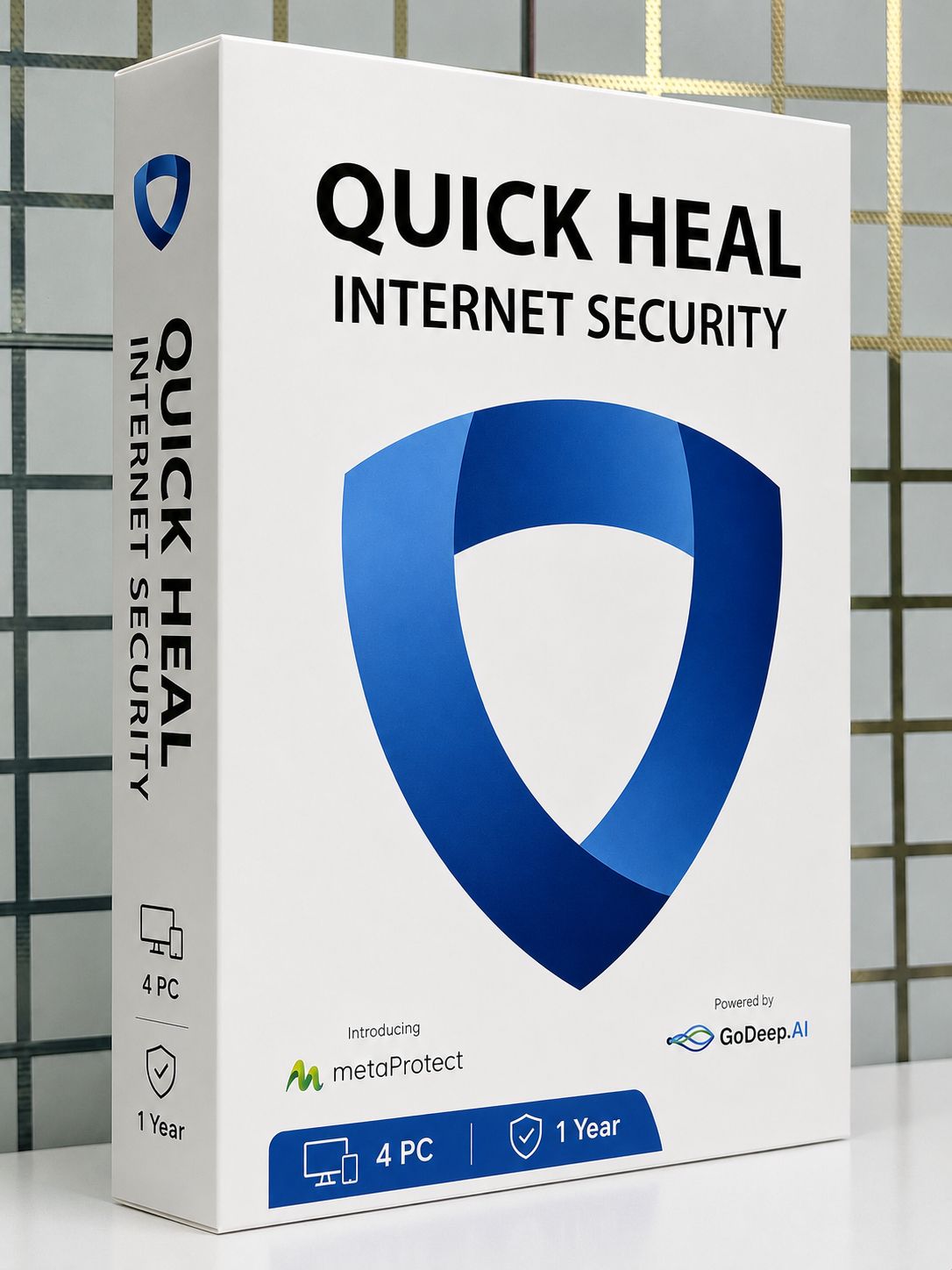 New 4pc 1yr Quick Heal Internet Security