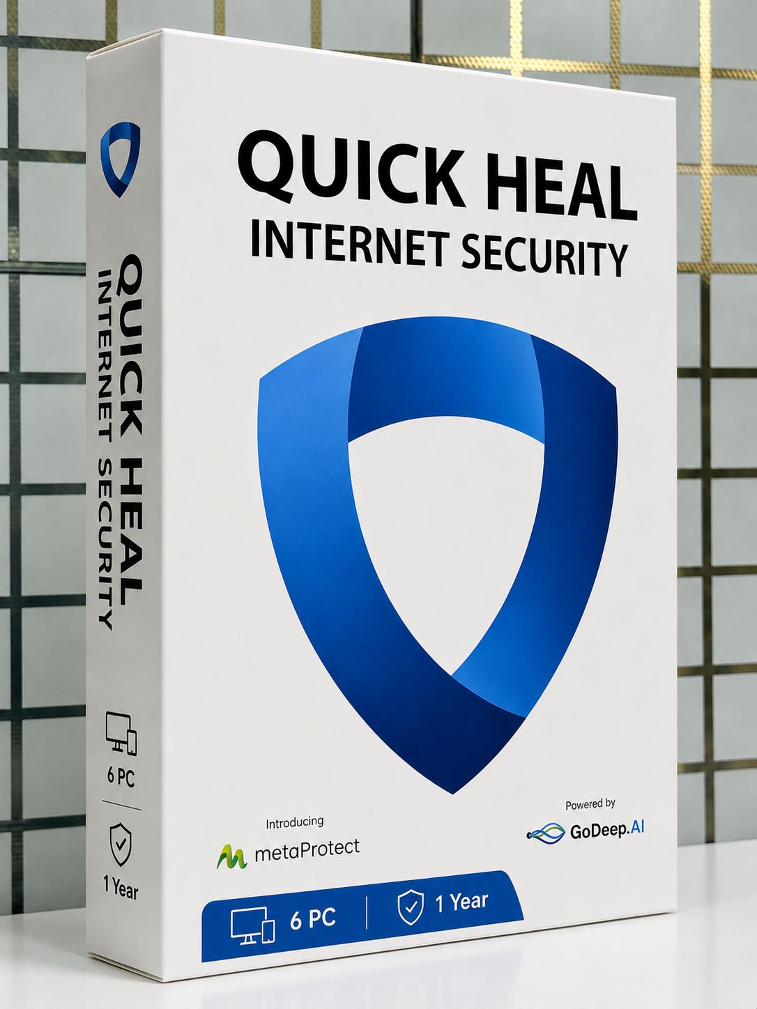 New 6pc 1yr Quick Heal Internet Security