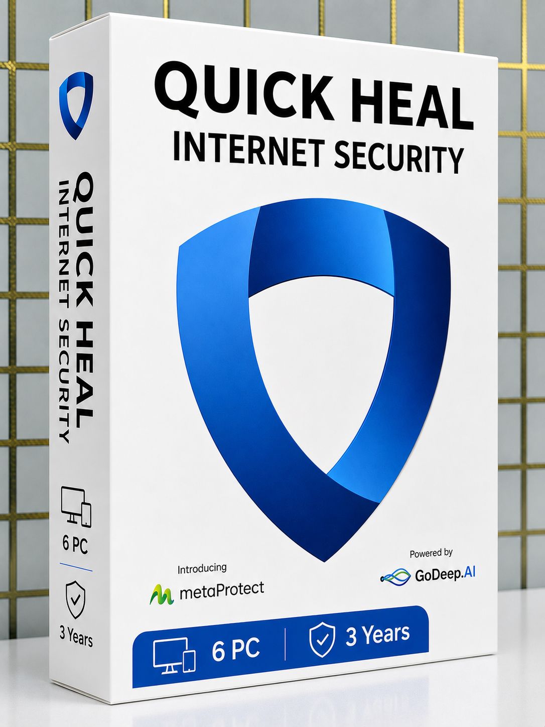 New 6pc 3yr Quick Heal Internet Security