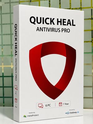 New 6pc 1yr Quick Heal Antivirus Pro