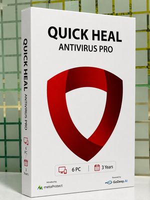 New 6pc 3yr Quick Heal Antivirus Pro