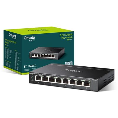 TP-Link ES208G 8 Port Gigabit Network Switch, Omada