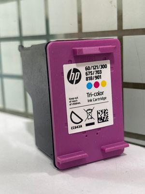 HP 60/121/300/675/703/818/901 Tri-Color Ink Cartridge