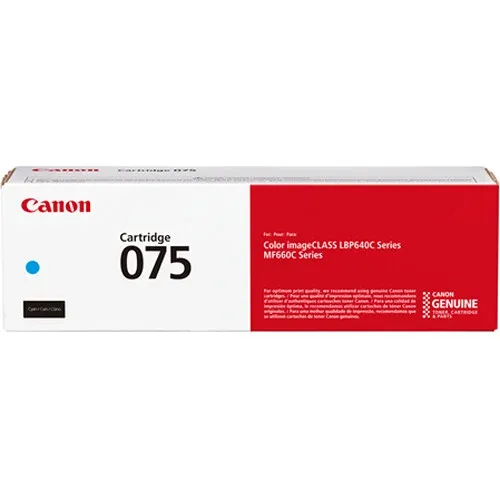 Canon 075 Cyan Toner Cartridge
