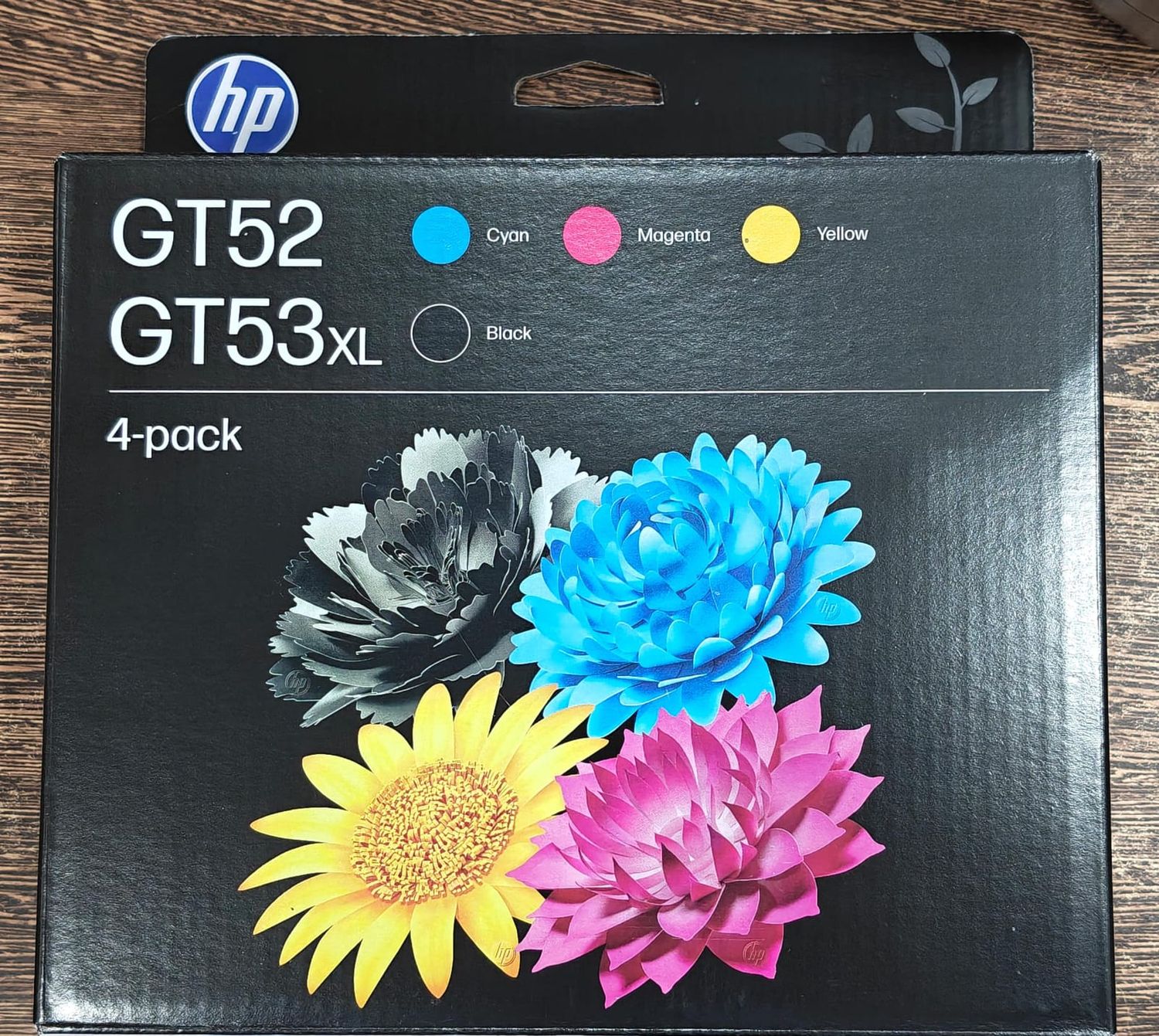 HP GT52, 53xl Set of 4 bottle