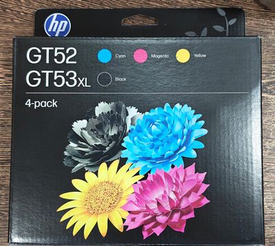 HP GT52, 53xl Set of 4 bottle