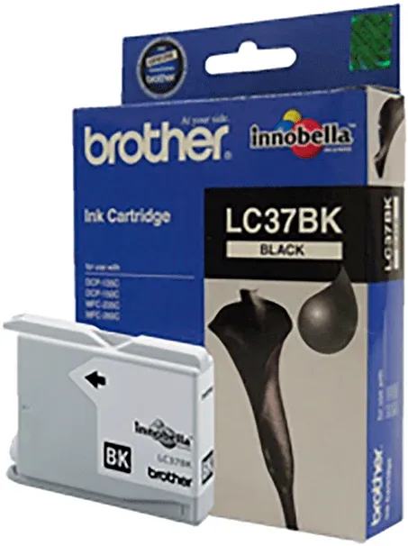 Brother LC37BK Black Ink (135C, 150C, 235C, 260C)