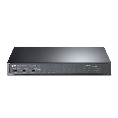 TP-Link TL-SL1311P 11-Port Fast Ethernet Switch with 8-Port PoE+