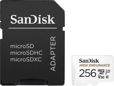 SanDisk 256GB High Endurance Video micro SDXC Card with Adapter SanDisk 256GB High Endurance Video micro SDXC Card with Adapter